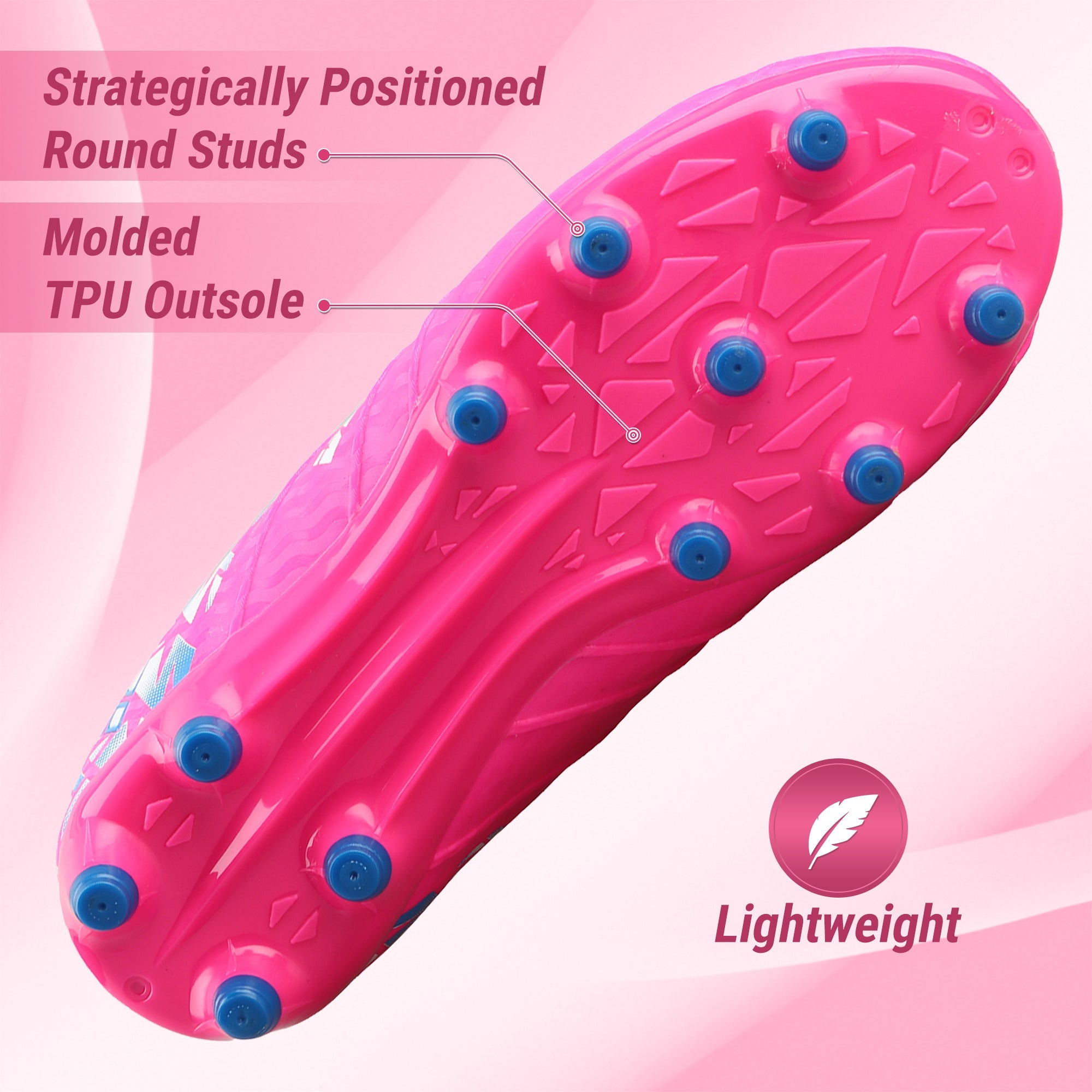 Vizari Pismo Junior Firm Ground Soccer Cleats – Pink