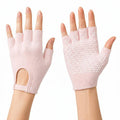 Enakshi Anti Slip Workout Gloves Breathable HalfFinger Workout Gloves Wear Resistant Fitness Gear For Women, Pilates, Pink|Spor