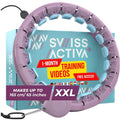 Swiss Activa+ S2 65 In Mproved Xl Size, Has 34 Comfort Links,Waist Size Up To 69-126 Cm |Infinity Hoop, Smart Weighted Hula Hoop