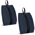 Yttriuny Shoe Bags for Travel, Set of 2 Pack Shoe Travel Bags for Packing, Large Waterproof Portable Travel Shoe Bag with Zipper
