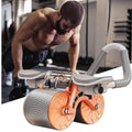 CHOUDHARY ACUPRESSURE Abs Roller Wheel with Automatic Rebound, Elbow Support, Timer, Mobile Holder, Knee Mat, Abdominal Exercise