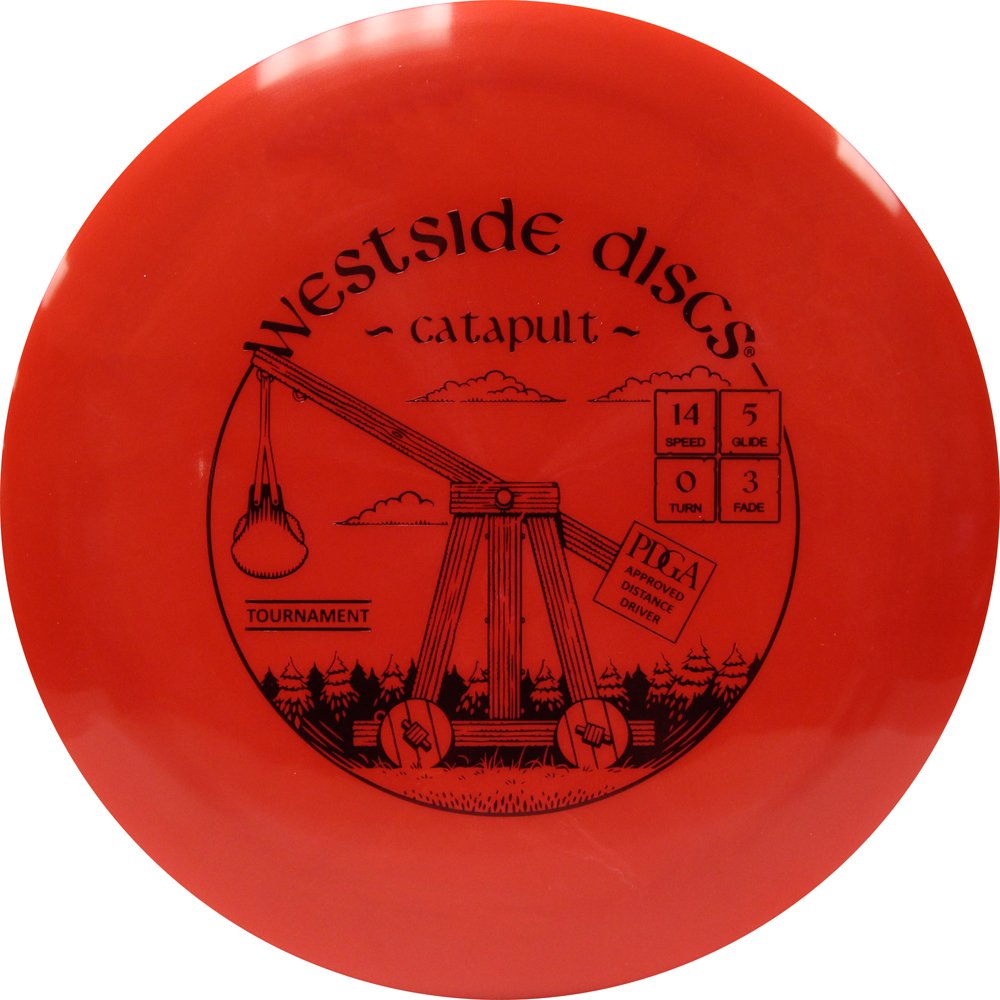 Westside Discs Tournament Catapult Distance Driver Golf Disc [Colors May Vary] - 173-176G