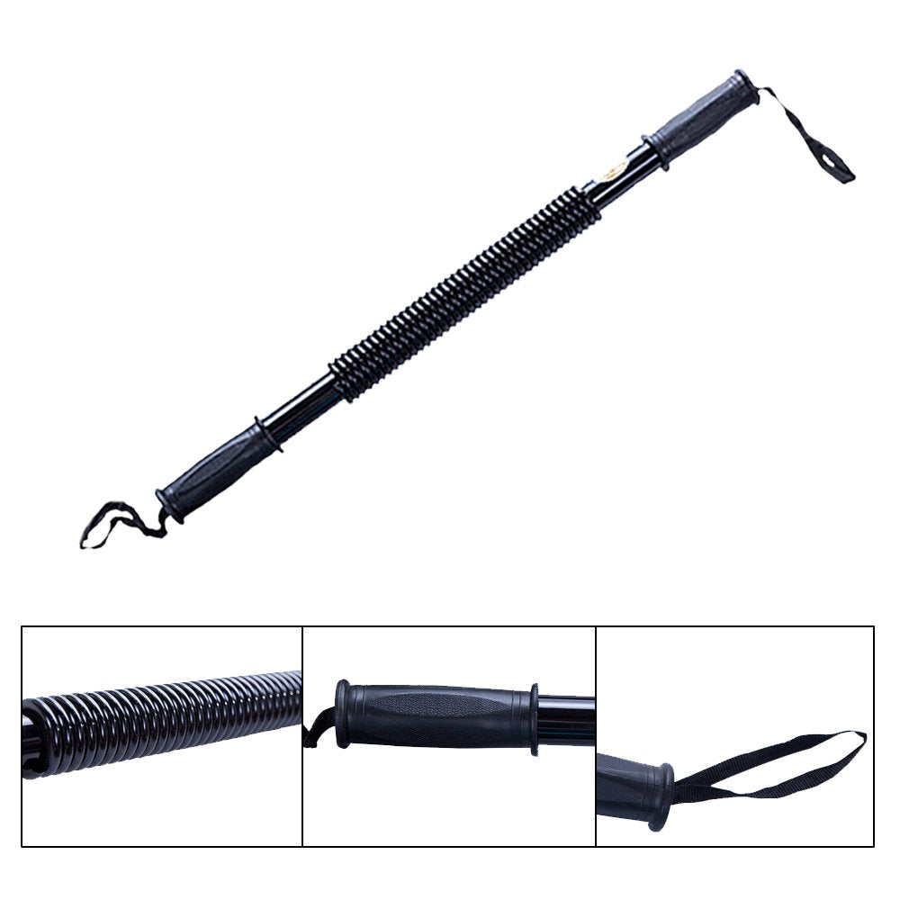 Boshen 88Lbs Power Twister Bar For Chest Arm Upper Body Strength Training Heavy Duty Arm  Chest Builder(88Lbs)