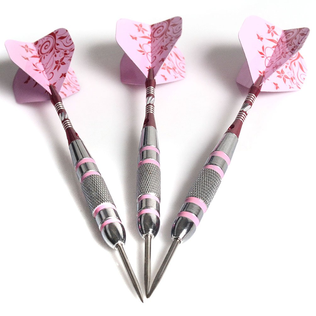 Cuesoul Steel Tip Darts 22G With Black Dart Case 3Pcs/Set