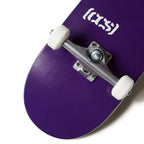 [Ccs] Logo Skateboard Complete Purple 8.50'' - Maple Wood - Professional Grade - Fully Assembled With Skate Tool And Stickers -