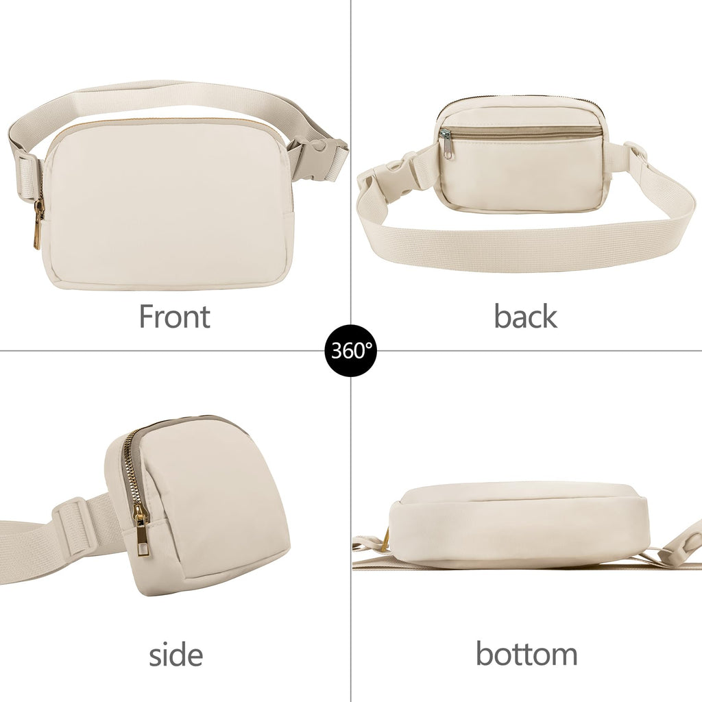 Vorolo Fanny Pack Christmas Gift For Women And Men Crossbody Bag Belt Bag Bum Bag With Adjustable Strap For Sportskhaki