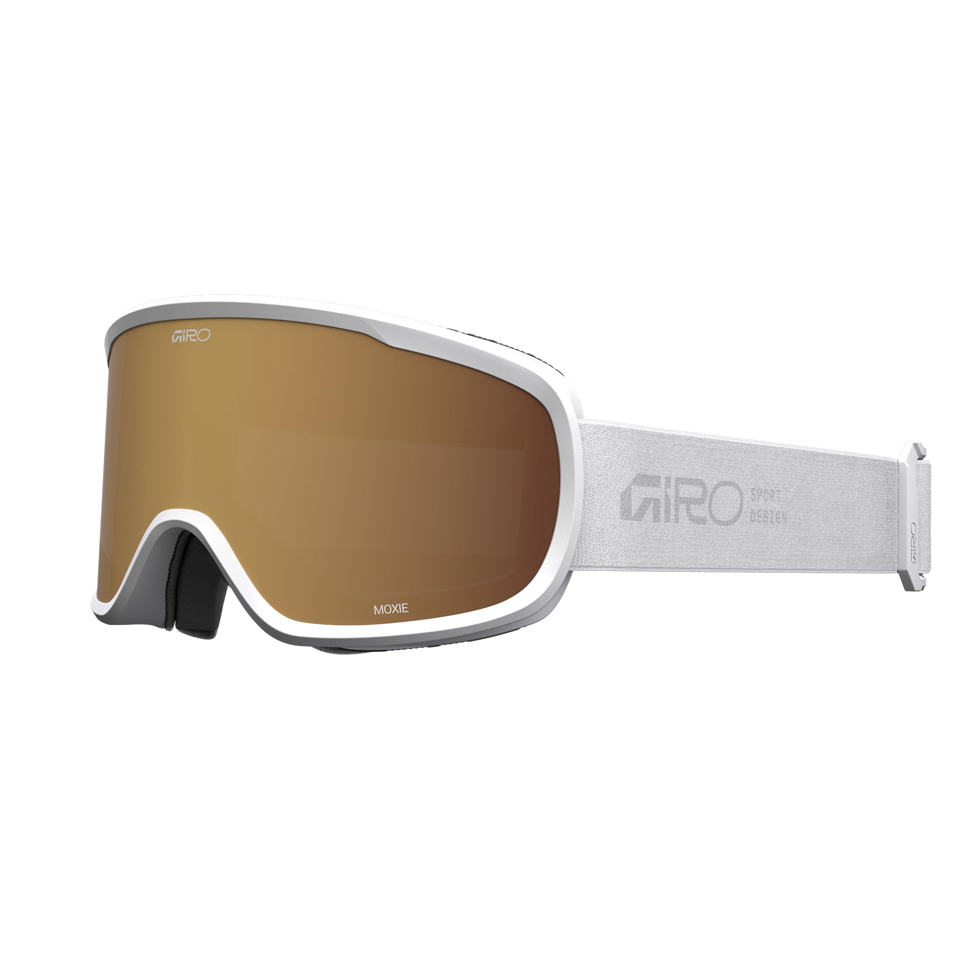 Giro Moxie Womens Snow Goggle White Stacked - Amber Gold & Yellow