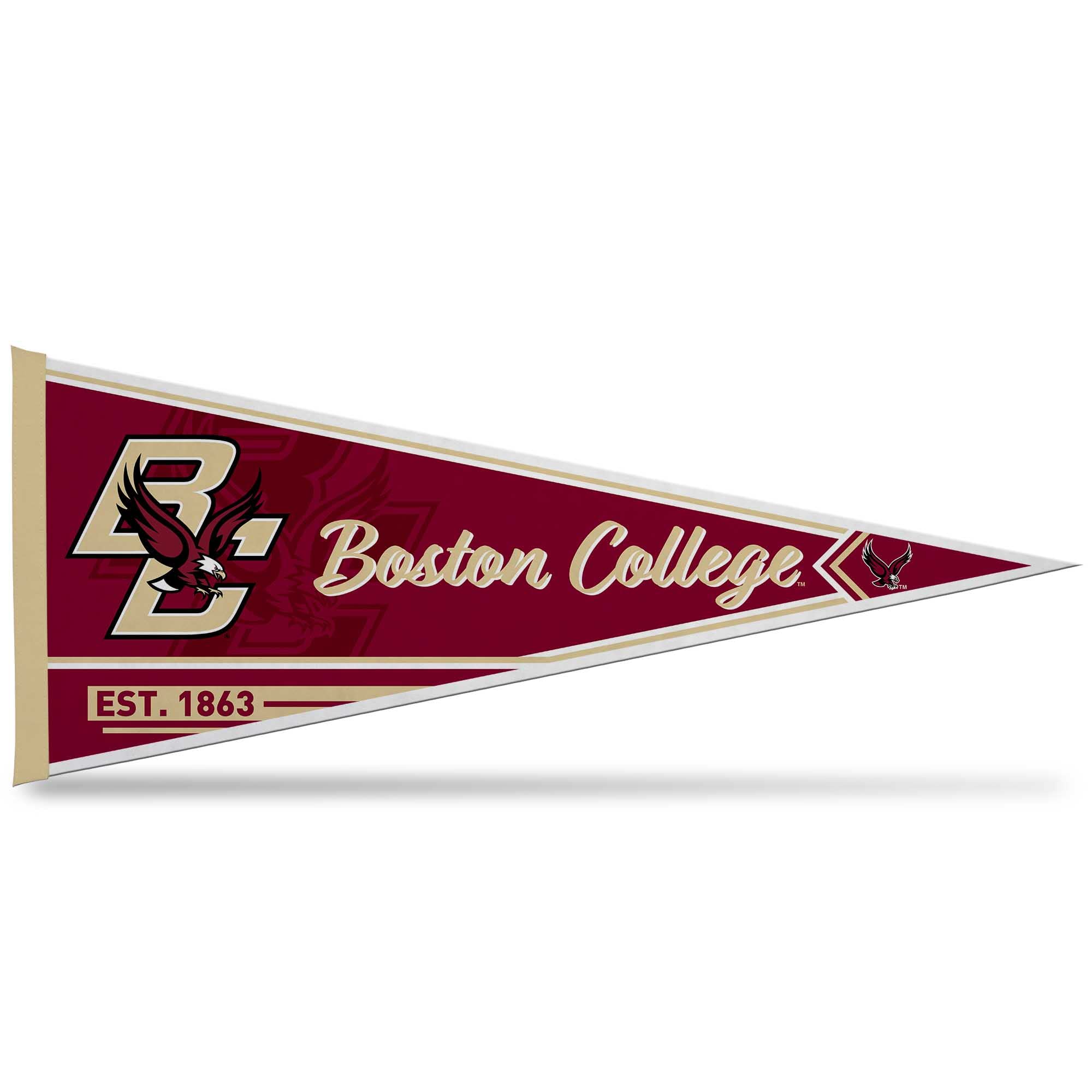 Rico Industries Ncaa Boston College Eagles Classic 12'' X 30'' Felt Wall D  Cor Pennant - Great For Home/Bed Room/Man Cave D  Co