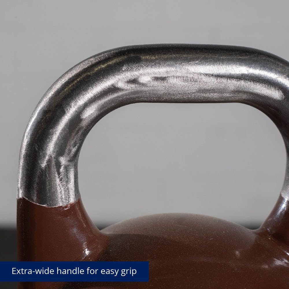 Titan Fitness 30 Kg Competition Kettlebell, Single Piece Casting, Kg Markings, Full Body Workout
