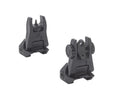 Meprolight MEPRO Fubs- FLIP Backup Sights 2 DOT Rear / 1 DOT Front - Black Body (Picatinny Rail)