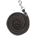 Tough 1 8' Woven Poly Cord Lead, Black/Tan/Brown, 8ft