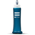 FITLY Soft Flask - 10 oz (300 ml) - Shrink As You Drink Pocket Soft Water Bottle for Hydration Pack/Running Vest - Folding Water