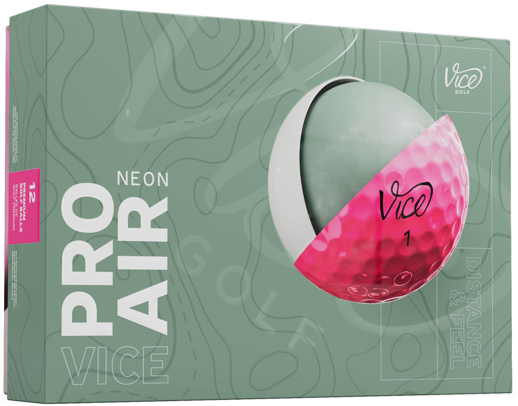 Vice Pro Air Golf Balls (2025 Model) (Pink)