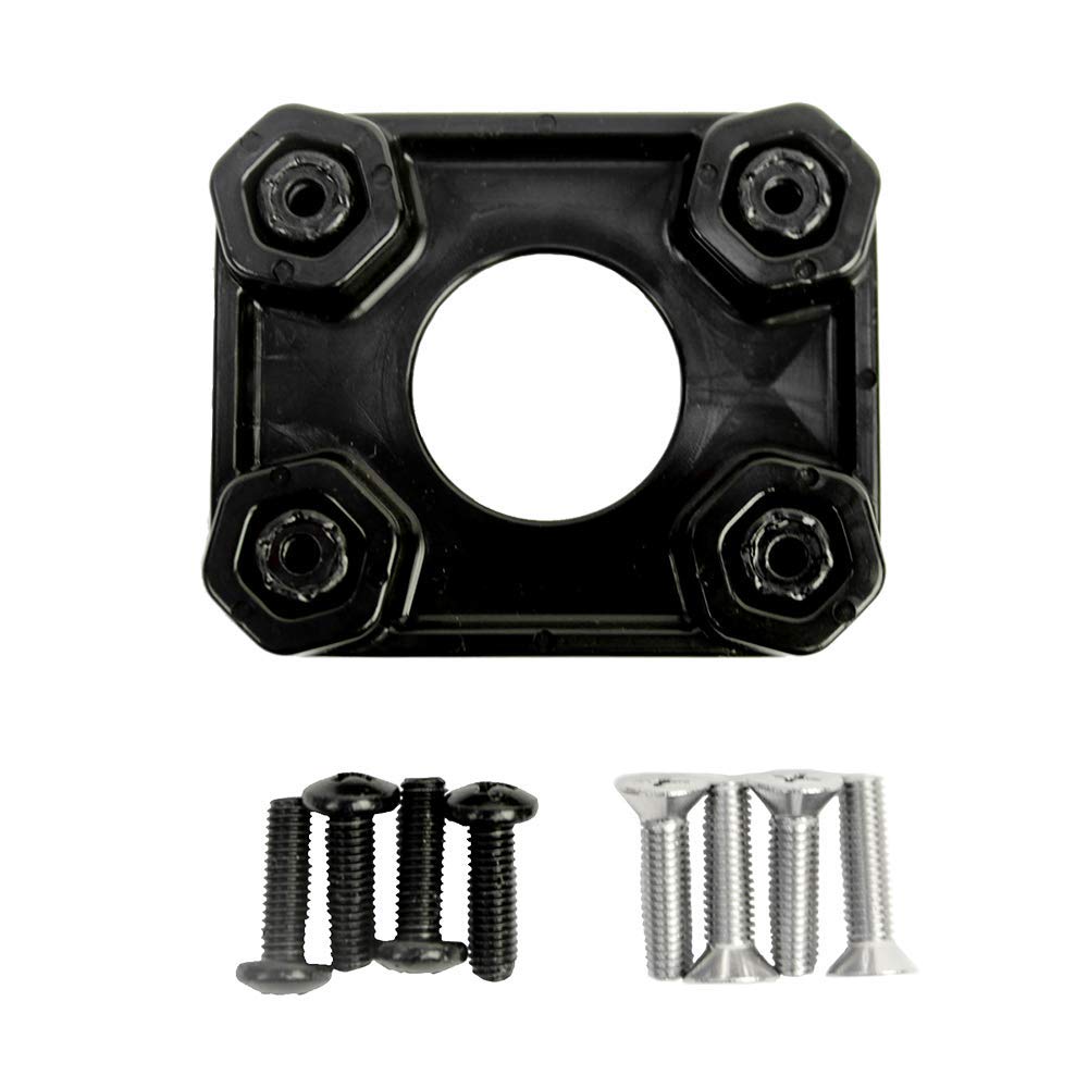 YakAttack Fullback Backing Plate for GT175 GearTrac | 4 Support Plate with Hardware | Secure Track Mounting Inside Kayak Hull | 