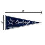 Rico Industries Nfl Football Dallas Cowboys Classic 12'' X 30'' Felt Wall D  Cor Pennant - Great For Home/Bed Room/Man Cave D  C