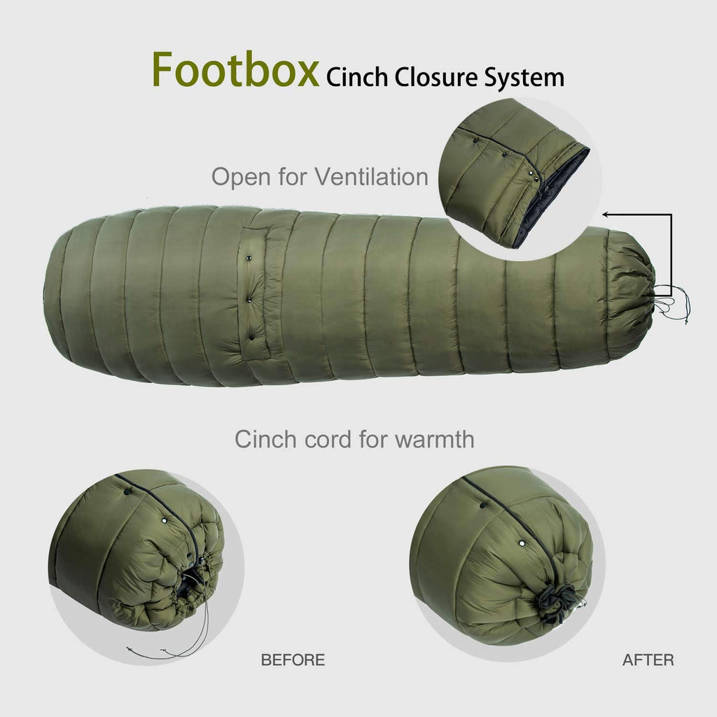 Onewind Topquilt Poncho With Footbox, Dupont Sorona Versatile Hammock Overquilt Lightweight And Portable Sleeping Bag Camping To