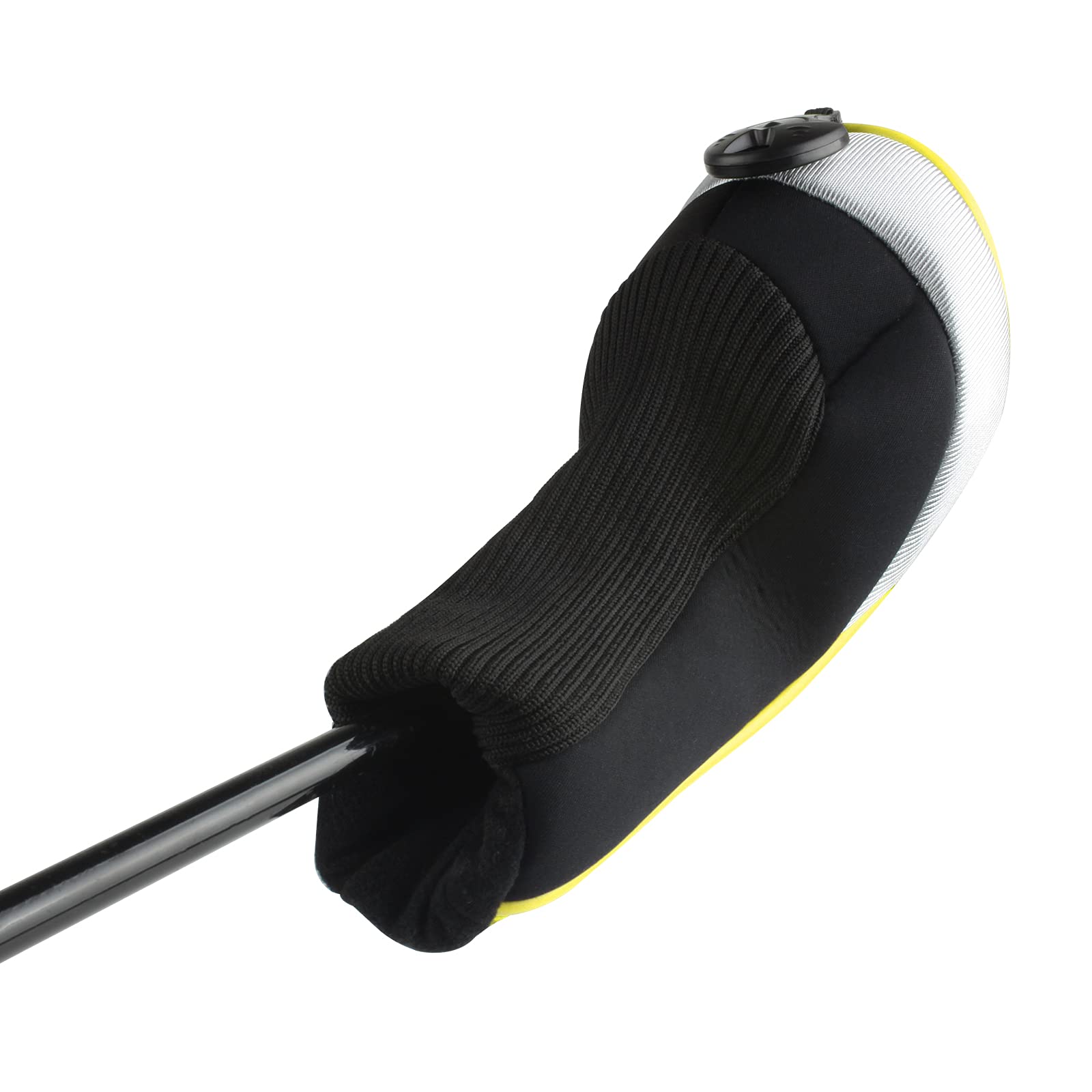 Andux Mesh Golf Hybrid Club Head Covers W/Dial No. Tags Pack Of 4 Yellow