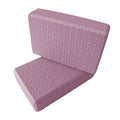 UDKI AntiSlip Yoga Block Set of 2 (Light Purple) | Extra Large, HighDensity EVA Foam with Dotted Texture for Grip | Ideal for