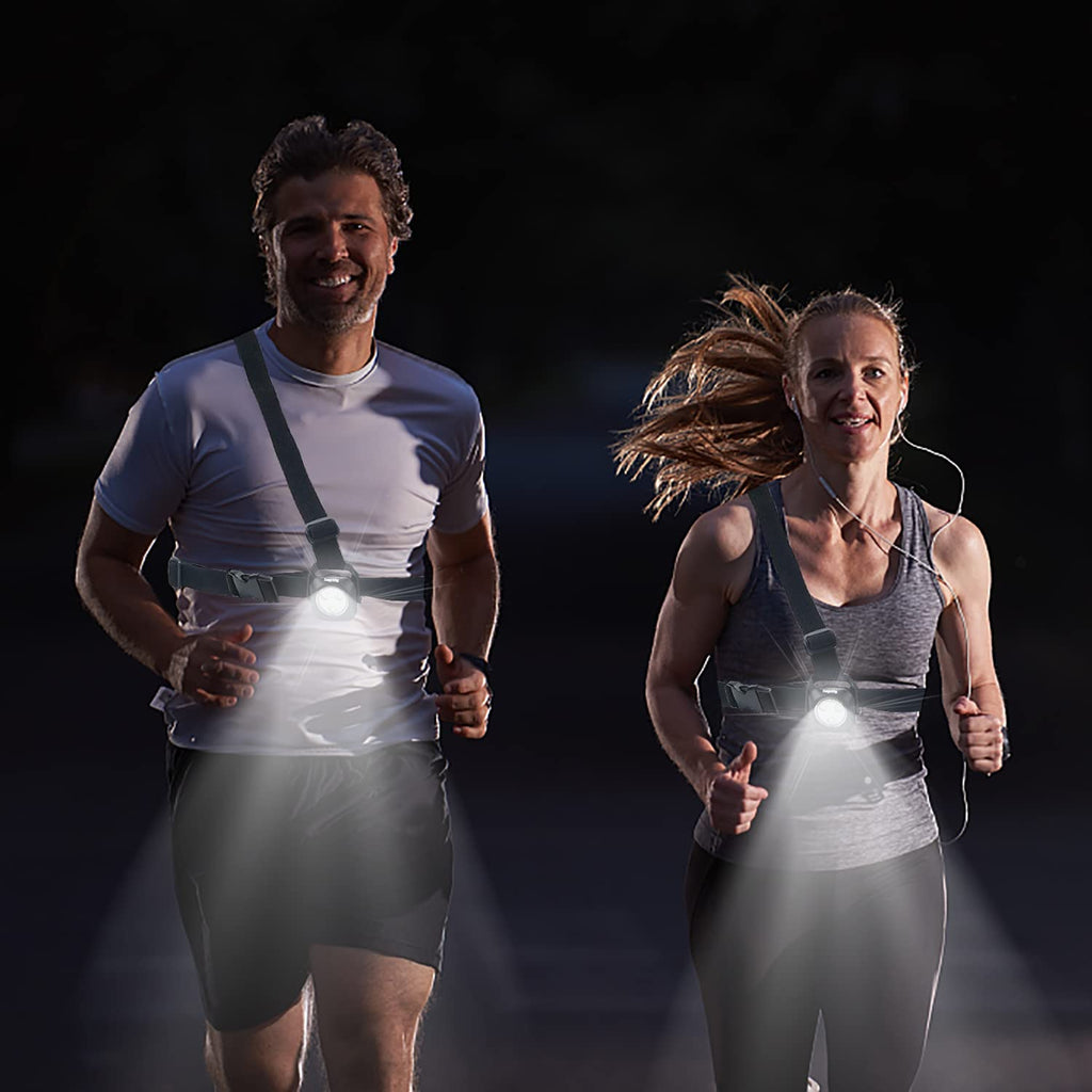Suptig Outdoor Night Running Lights For Running Camping Hiking Jogging Outdoor Adventure- Hands-Free, Bright And Water-Resistant