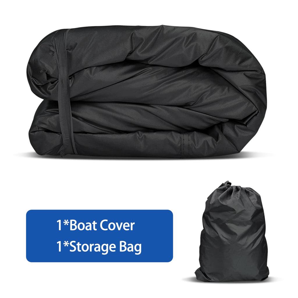 Icover Pedal Boat Cover, Fits 3 Or 5 Person Pedal Boat Water Proof Heavy Duty Paddle Boat Cover, Black