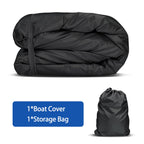 Icover Pedal Boat Cover, Fits 3 Or 5 Person Pedal Boat Water Proof Heavy Duty Paddle Boat Cover, Black
