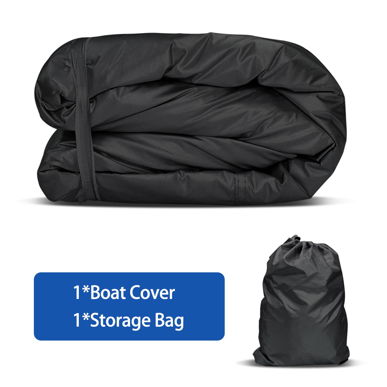 Icover Pedal Boat Cover, Fits 3 Or 5 Person Pedal Boat Water Proof Heavy Duty Paddle Boat Cover, Black