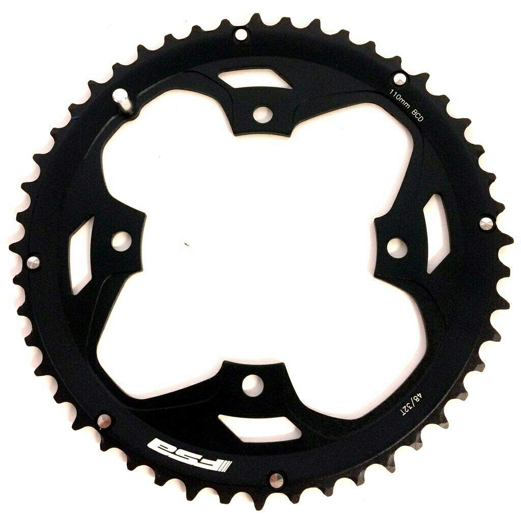 Full Speed Ahead Fsa Vero Pro Bicycle Chainring - Black N10/11 (110X48T)
