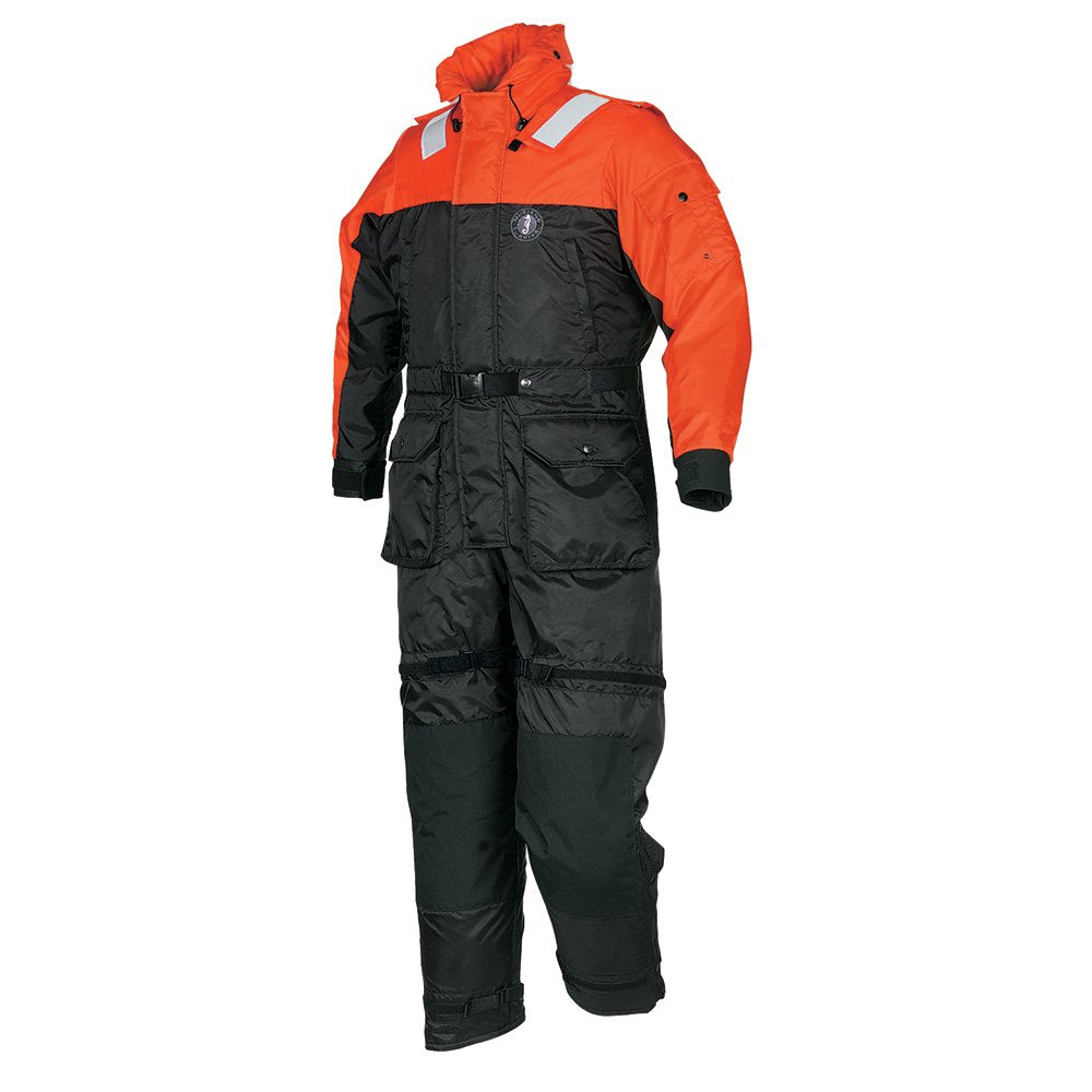 Mustang Deluxe AntiExposure Coverall & Worksuit in Orange / Black  Medium