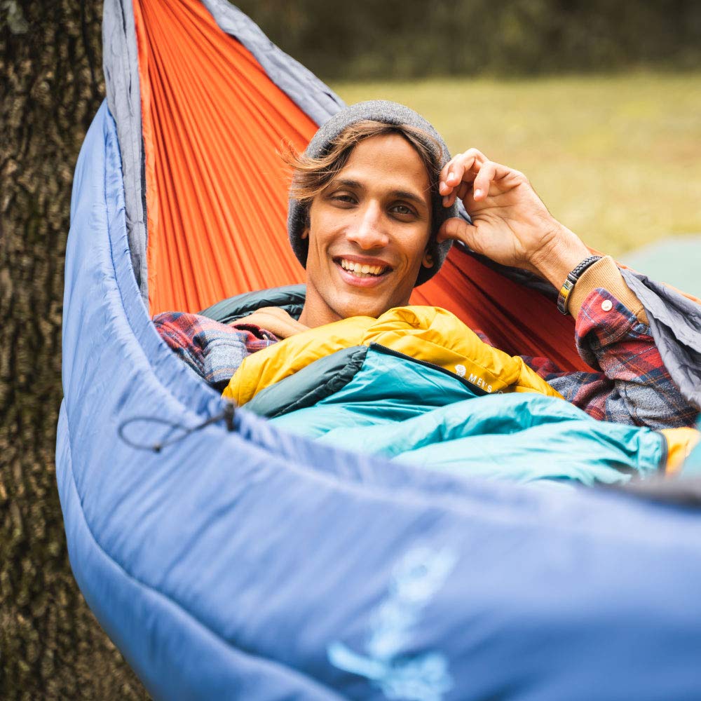 Wise Owl Outfitters Hammock Underquilt - Insulated Camping Quilt For Warm Sleeping - Fits Under Hammocks - Ultralight, Water-Res