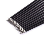 Archery 28Inch Carbon Arrow Practice Hunting Arrows With100 Grain Removable Tips For Compound & Recurve Bow(Pack Of 12)