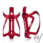 Cnc Bike Water Bottle Holder, 2-Pack Bicycle Water Bottle Cage For Road Bike/Mountain Bike,Red