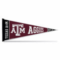 Rico Industries Ncaa Texas A&M Aggies Exclusive 12'' X 30'' Felt Wall D  Cor Pennant - Great For Home/Bed Room/Man Cave D  Cor