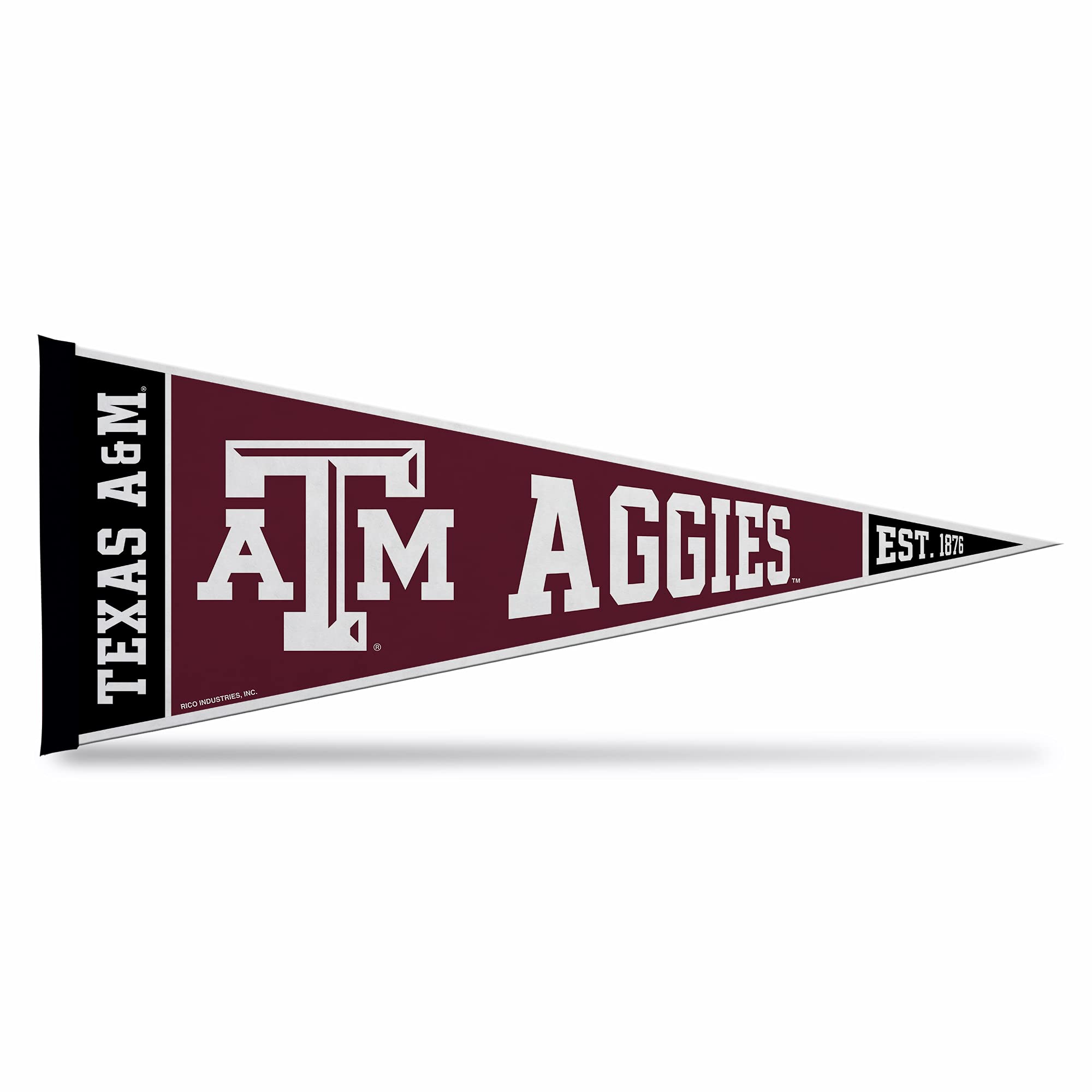 Rico Industries Ncaa Texas A&M Aggies Exclusive 12'' X 30'' Felt Wall D  Cor Pennant - Great For Home/Bed Room/Man Cave D  Cor