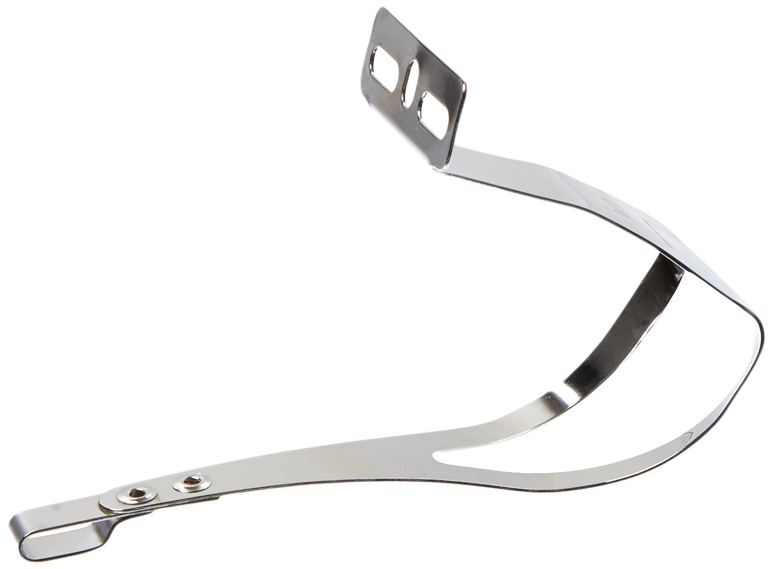 Zefal Bicycle Classic Steel Half Toe Clips, Lxl, Chrome