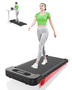 Under Desk Treadmill - 2.5Hp Portable Treadmill, Small Walking Pad With Incline, Compact Treadmills For Office Home, Remote Cont