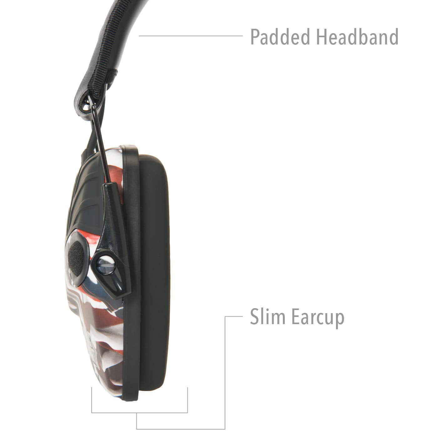 Howard Leight By Honeywell Impact Sport Sound Amplification Electronic Shooting Earmuff, One Nation