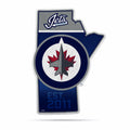 Rico Industries Nhl Winnipeg Jets State Shape Shape Cut Pennant - Home And Living Room D  Cor - Soft Felt Ez To Hang