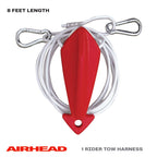 Airhead Tow Demon Harness With Steel Cable For 1 Rider Towable Tubes, Water Skis, Wakeboards And Kneeboards, Multiple Sizes Avai