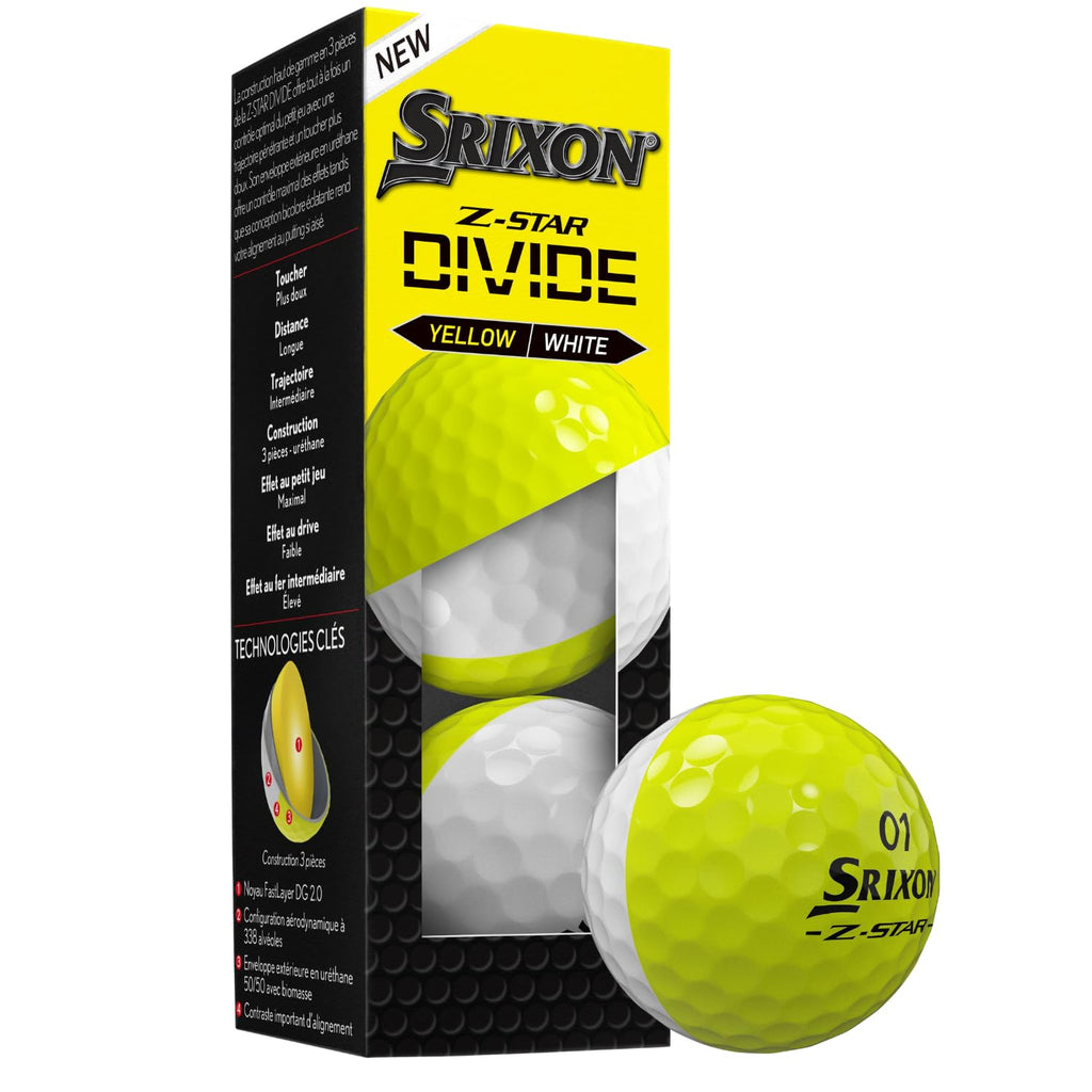 Srixon Z-Star Divide Golf Balls, Z-Star 9