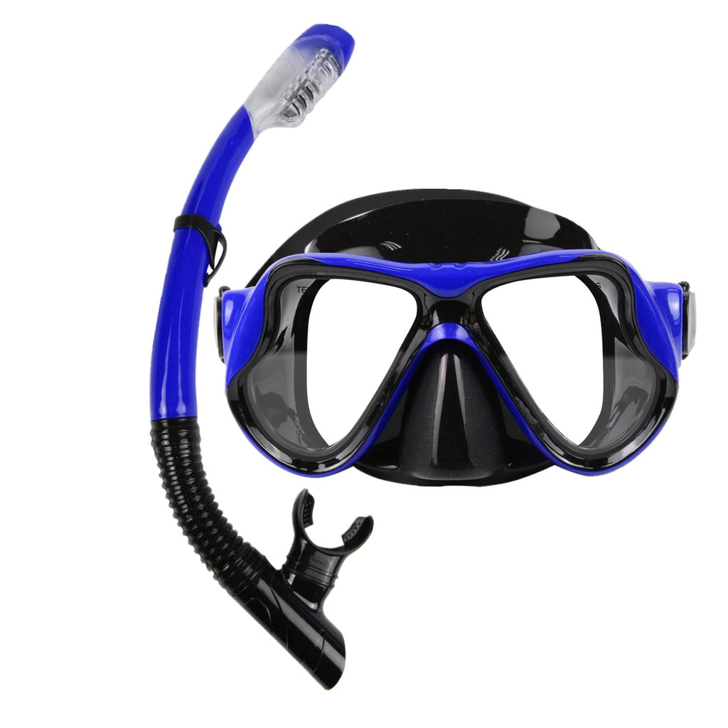 Dipuki Snorkeling Gear For Adults Snorkel Mask Set Scuba Diving Mask Dry Snorkel Swimming Glasses Swim Dive Mask Nose Cover Yout