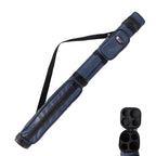 Gse 2X2 Deluxe Hard Billiard Pool Cue Stick Carrying Case, Billiard Cue Case, Billiards Accessories (Square - Blue)