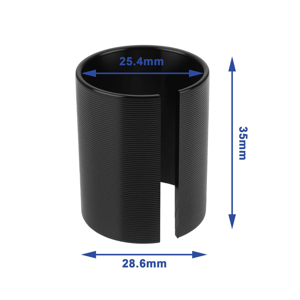 Be In Your Mind 2 Pcs Aluminum Alloy Threadless Stem Shim Adapter 1-1/8 To 1 28.6Mm To 25.4Mm Front Fork Steerer Tube Reducer Fo