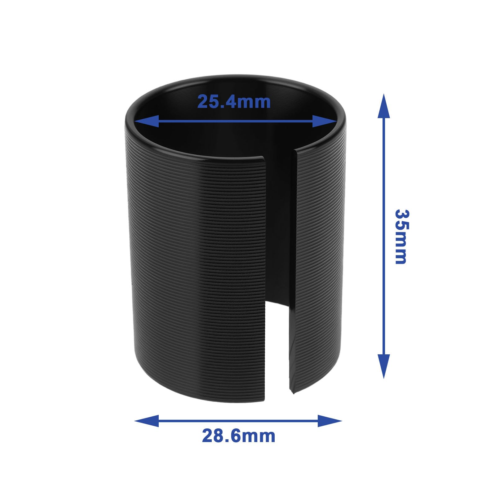 Be In Your Mind 2 Pcs Aluminum Alloy Threadless Stem Shim Adapter 1-1/8 To 1 28.6Mm To 25.4Mm Front Fork Steerer Tube Reducer Fo