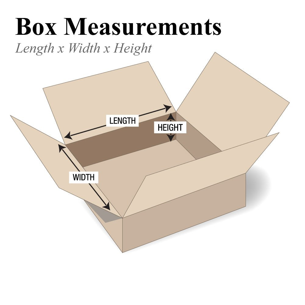 Partners Brand P24144 Flat Corrugated Boxes, 24L X 14W X 4H, Kraft (Pack Of 25)