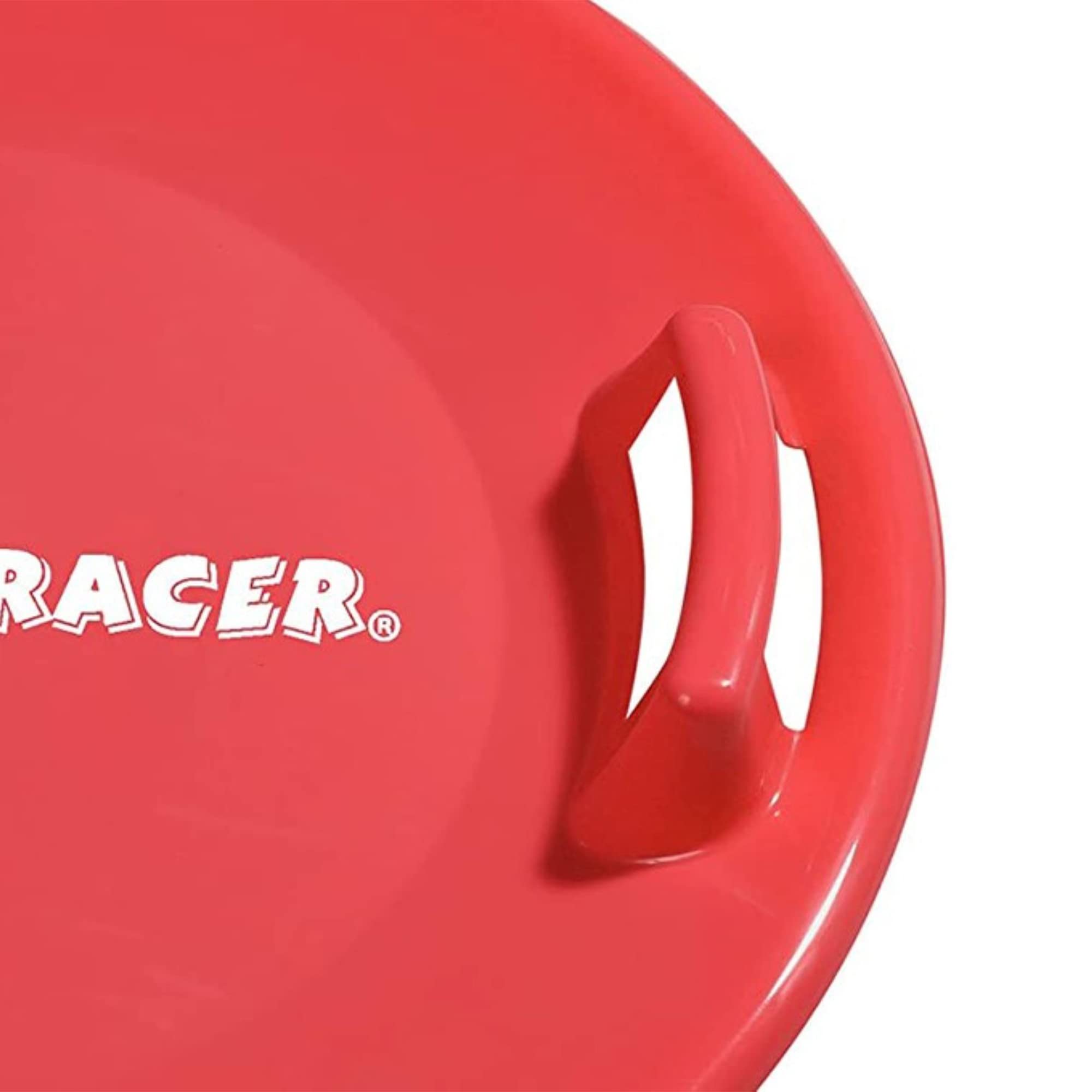 Slippery Racer Heavy-Duty Cold Weather Downhill Pro Adults And Kids Plastic Outdoor Winter Saucer Disc Snow Sleds With Handles,