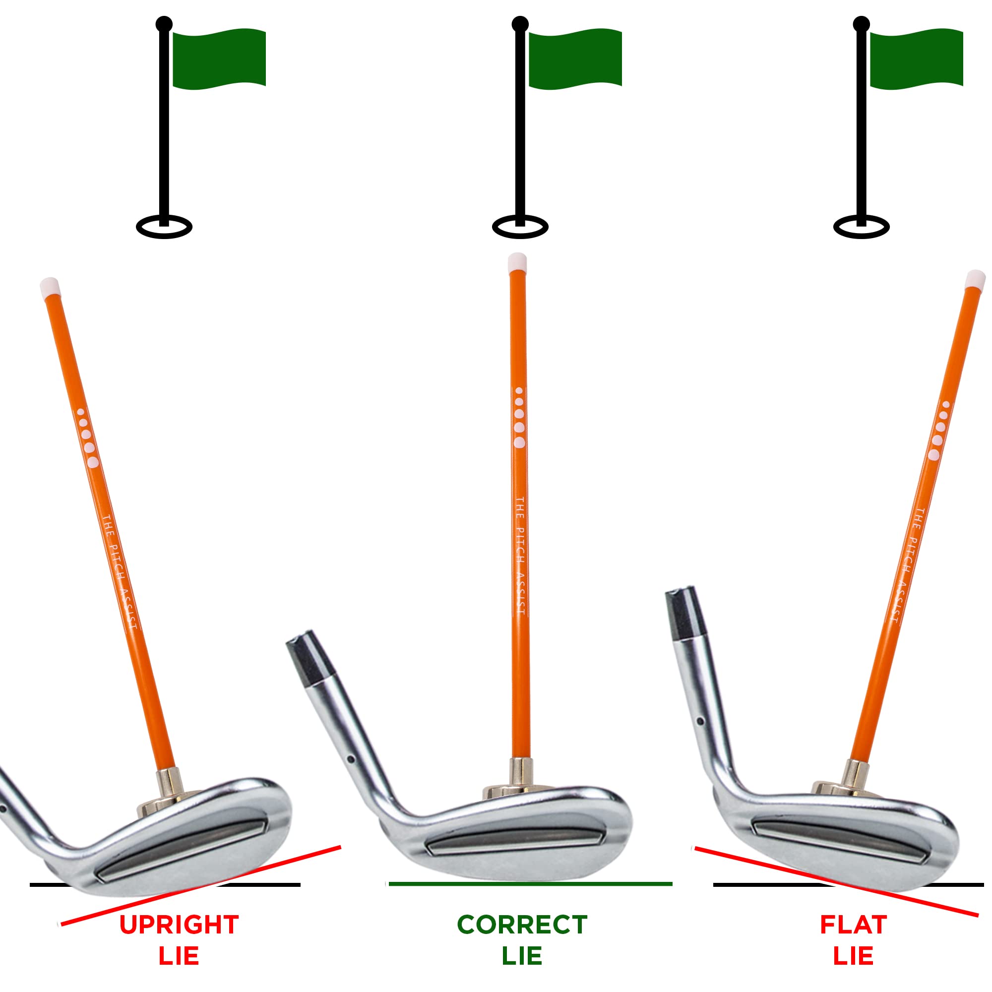 Forenomore Golf Alignment Rods: Magnetic Club Alignment Stick Demonstrates Correct Golf Swing Aim, Golf Training Aid Magnet Lie