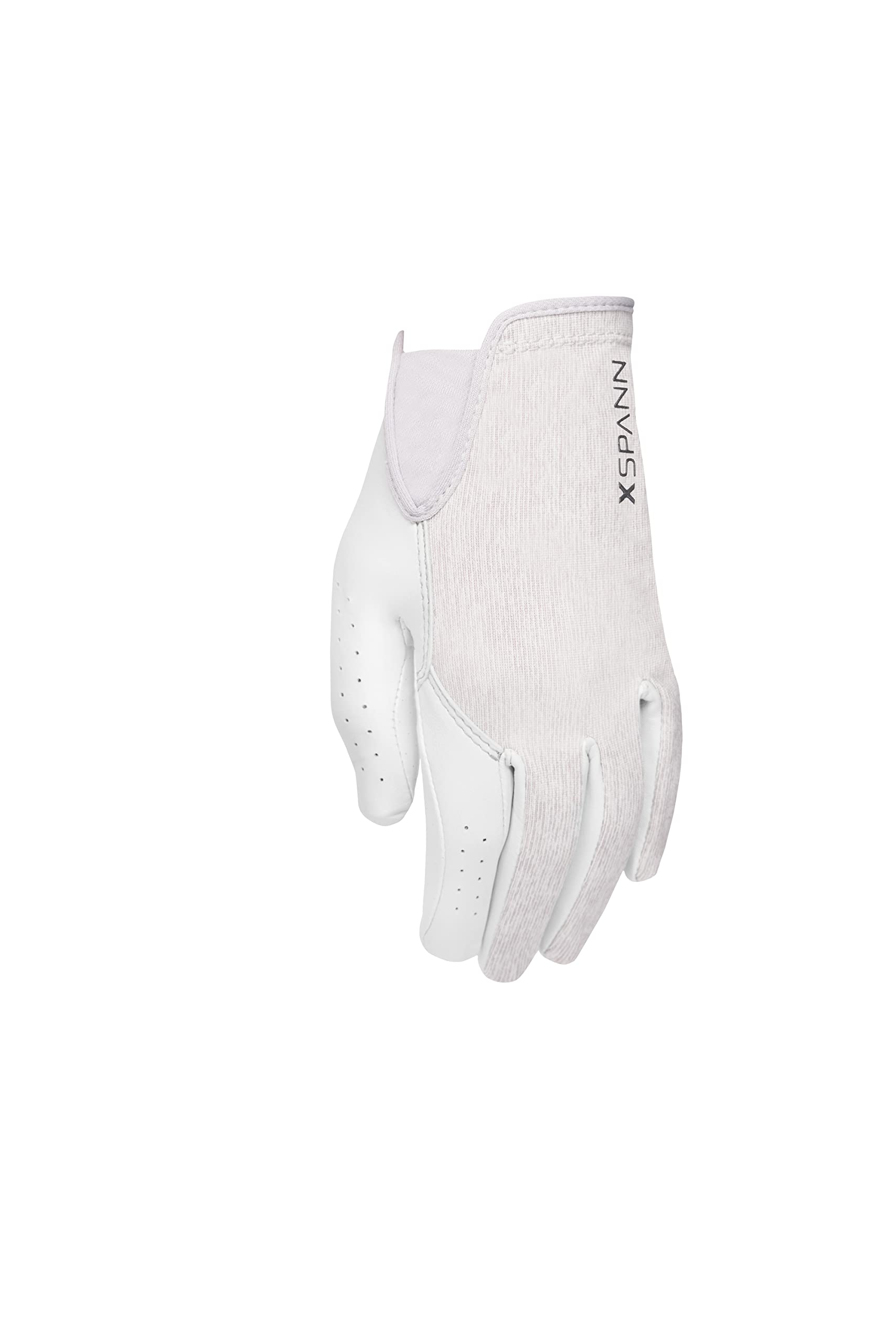 Callaway Golf 2022 Womens X Spann Glove (White, Standard Small, Worn On Left Hand)