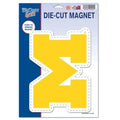 WinCraft NCAA University of Michigan Die Cut Logo Magnet, 6.25 x 9