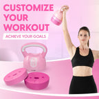 Yes4All Neoprene Coated & Kettlebell Sets - Hand Weights For Home Gym & Dumbbell Weight Set Training 50 Lb