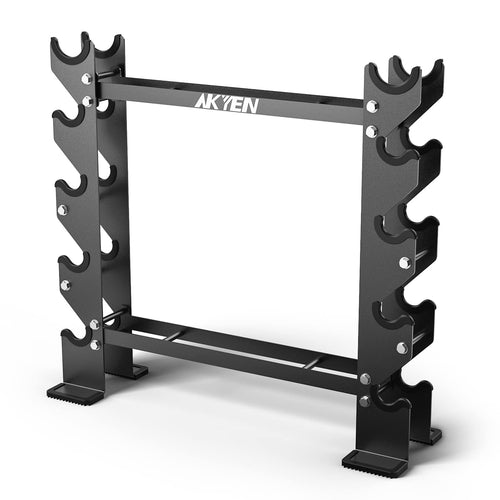 AKYEN Dumbbell Rack Stand Only, Weight Rack for Dumbbells Heavy-Duty Home Gym(750LBS/1100LBS Weight Capacity) for Men & Women